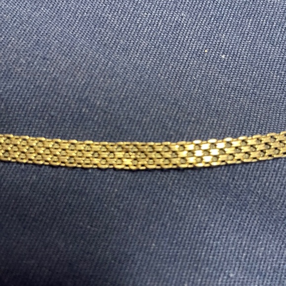 14K Gold Box Link Bracelet - Picture 7 of 7